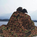 Axyaa Lightweight Erbsenmuster Camo Fleece Blanket for Bedroom and Sofa