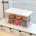 Axyaa Labubu Dolls Blind Box Display Rack - Transparent Acrylic Plush Toy Organizer