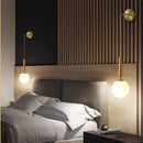 Nordic Luxury Glass Wall Lamp LED for Living Room Bedroom, Axya Wall Light Fixtures