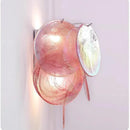 Axyaa Colored Glass Wall Lamp for Bedroom Living Room Hallway, Italian Creative Lighting