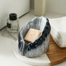 Axya Ceramic Soap Drain Rack - Stylish Basin Drainer and Soap Holde