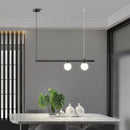 Axyaa Minimalist Linear Chandelier Pendant Light for Living and Dining Room Decor