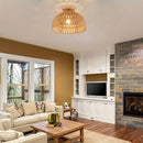 Rustic Bohemian Ceiling Light for Home - Axyaa