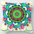 Axyaa Indian Mandala Print Polyester Pillow Case Sofa Decor Throw Pillows 45x45cm