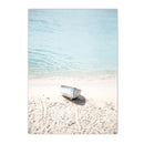 Axyaa Seagull Beach Boat Canvas Art Print for Living Room Decor