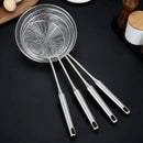 Axyaa Stainless Steel Mesh Colander Skimmer for Kitchen Strainer and Cooking