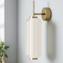 Axyaa Nordic Glass Wall Lamp, Postmodern Restaurant LED Light