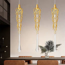 Axyaa Modern Crystal Branch Chandelier for Dining Room and Living Room