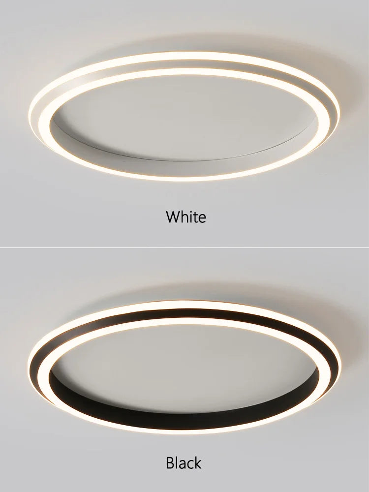 Modern Round LED Ceiling Lamp for All Rooms - Axyaa