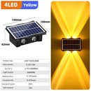 Axyaa Solar Wall Lamp: Up/Down Light for Porch Garden, Balcony, Street