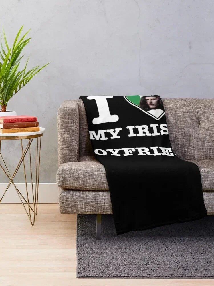 Hozier Irish Boyfriend Throw Blanket by Axyaa Hairys - Decorative Sofa Blanket