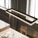Luxury Modern Square Pendant Lights by Axyaa - Aluminum Dimmable Home Decor