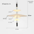 Axyaa LED Saucer Pendant Lamp | Modern Designer UFO Hanging Light