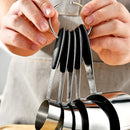 Axyaa Stainless Steel Measuring Cups & Spoons Set for Baking and Cooking
