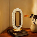 Axyaa Oval LED Desk Lamp - Tricolored Touch Dimmable Light
