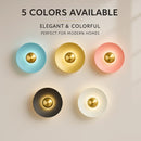 Axyaa Modern UFO Color Wall Lamp - Bedroom and Living Room Decoration