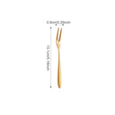 Axyaa Stainless Steel Fruit Fork Set