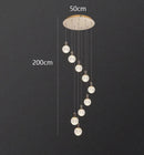 Axyaa Nordic Dining Room Pendant Ceiling Chandelier for Indoor Living Room Lighting