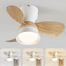 Axyaa Nordic Ceiling Fan LED Lights Remote Control Modern Home Bedroom Lighting