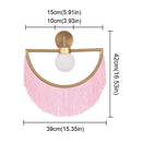 Axyaa Tassel Glass Pendant Chandelier Wall Sconce Floor Lamp