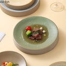 Axyaa Round Ceramic Plate Set for Stylish Dining Experience