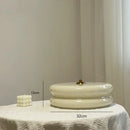 Axyaa White Jade Glass Ceiling Light - Modern Bedroom Lamps