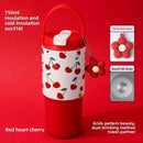 Axyaa Cute Tumbler 750ML Vacuum Insulated Stainless Steel Thermos Bottle