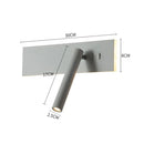 Axyaa LED Wall Lamp Reading Spotlight for Bedroom & Hotel Headboard.