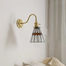 Axyaa Nordic Copper Glass LED Wall Lamp for Home Decor