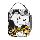 Axyaa Cartoon Dog Lunch Bag: Thermal Insulated, Portable Food Container, Cooler Box