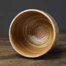 Axyaa Handmade Glaze Coffee Mug, Large Ceramic Tea Cup, Creative Two-tone Espresso
