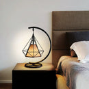 Axyaa Modern French Wrought Iron Floor Lamp for Livingroom Bedroom, LED Table Light