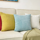 Axyaa Corduroy Cushion Cover 45x45 cm Soft & Skin-Friendly for Sofa Living Room Decor
