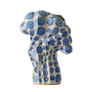 Axyaa Retro Hand-painted Porcelain Flower Vase – Home Decor Accessory