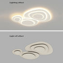 Axyaa Simple White Ceiling Lamp for Warm Indoor Decor in Living Room, Bedroom, or Dining Room