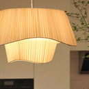 Axyaa Fabric Pendant Lighting: Nordic Designer LED Hanging Light for Bedroom Decor