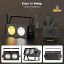 Axyaa 4PCS 100W COB LED Par Light for DJ Disco Concert Theater