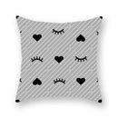 Axyaa Geometric Print Peach Skin Pillowcase for Car, Office, Sofa - Wholesale