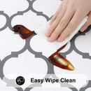 Axyaa Waterproof Elastic Vinyl Tablecloth 30x72 for Party Decor, Picnic, Camping, Outdoor