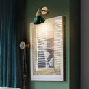 Axyaa Glass LED Wall Sconce Lamp Pull Chain Switch Night Light