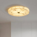 Axyaa Circular Marble Ceiling Lamp 40cm - European Living Room Bedroom Light