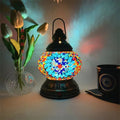 Turkish Mosaic Table Lamp by Axyaa – Rechargeable Handcrafted Night Light