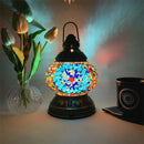 Turkish Mosaic Table Lamp by Axyaa – Rechargeable Handcrafted Night Light