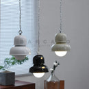 Axyaa Mid Century Industrial Metal Chandelier Sputnik Light in White Beige