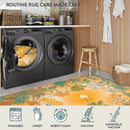 Axyaa Retro Light Luxury Tiger Sunset Rug: Large Area Bedroom & Living Room Carpet