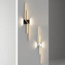 Axyaa White/Black LED Wall Lamp - Modern Living Room & Bedside Light
