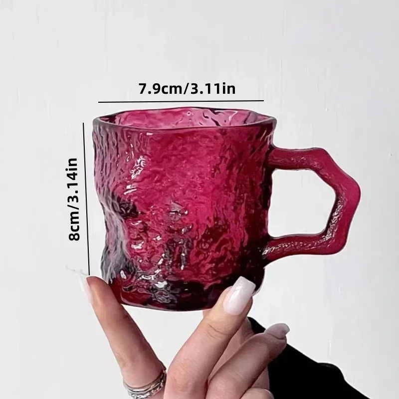 Axyaa Rose Glass High Appearance Drink Cup