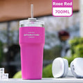 Axyaa Stainless Steel Insulation Cup with Straw for Hot and Cold Drinks