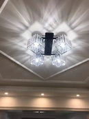 Axyaa Modern Living Room K9 Glass Pendant Lamp artfully enhances your space