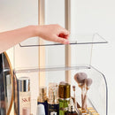 Axyaa Clear Acrylic Makeup Organizer: Spacious, Dust-proof, High-end, Multi-layer Skincare Display
